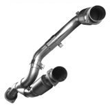 Kooks 99-06 GM 1500 Series 3in x OEM Out Cat SS Y Pipe Kooks HDR Req thumbnail 6