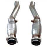 Kooks 04-07 Cadillac CTS-V 3in x 2 1/2in OEM SS Cat Conn. Pipes thumbnail 1