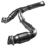 Kooks 09-13 GM 1500 3in x OEM Out Cat SS Y Pipe Kooks HDR Req thumbnail 1