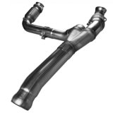 Kooks 09-13 GM 1500 3in x OEM Out Cat SS Y Pipe Kooks HDR Req thumbnail 3