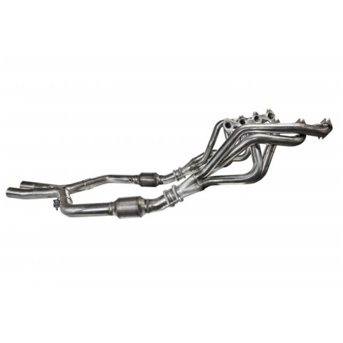 Kooks 05-10 Ford Mustang GT Manual 1 5/8in x 2 1/2in SS Long Tube Headers and OEM Catted SS X Pipe thumbnail 4