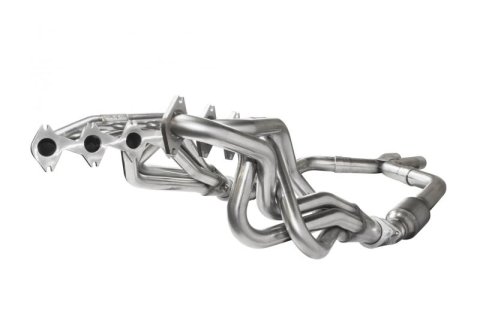 Kooks 05-10 Ford Mustang GT Manual 1 5/8in x 2 1/2in SS Long Tube Headers and OEM Catted SS X Pipe thumbnail 6