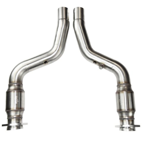 Kooks 11-15 Dodge Charger SRT8/12-15 Challenger SRT8 3in x 2 3/4in Catted SS Connection Pipes thumbnail 3