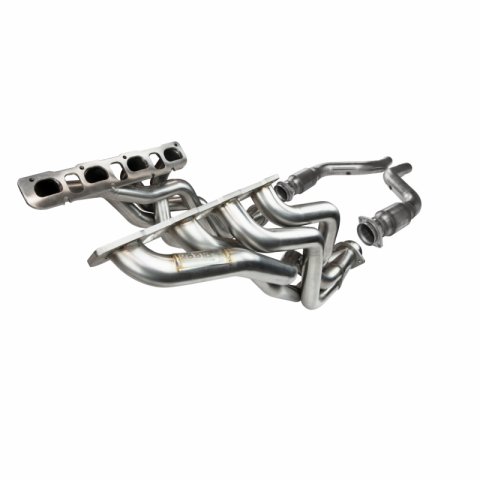 Kooks 2015+ Dodge Challenger/Charger Hellcat 2in x 3in SS Headers w/Green Catted Connection Pipe