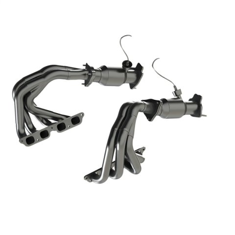 Kooks 22+ Chevrolet C8 Corvette Z06 LT6 1-7/8in. x 2in. SS Tri-Y Headers w/ GREEN Cats thumbnail 2
