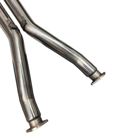 Kooks 97-04 Chevy Corvette 3in. x 2-1/2in. SS Catted X-Pipe thumbnail 3