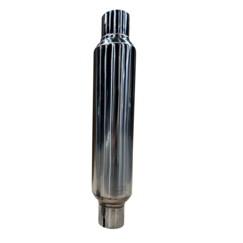 Kooks 2.5in Round Clamp In Muffler 14in Long Polished Stainless Steel thumbnail 6