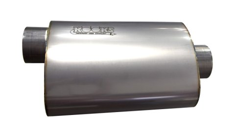 Kooks 3in Oval Center/Offset Muffler 12in Long Body Stainless Steel thumbnail 1