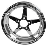 Weld Alumastar 1-Piece 15x3.5 / 5x4.5 BP / 2.25in. BS Polished Wheel - Non-Beadlock thumbnail 1