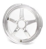 Weld Alumastar 1-Piece 15x3.5 / 5x4.75 BP / 2.25in. BS Polished Wheel - Non-Beadlock thumbnail 3