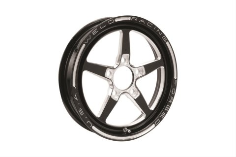 Weld Alumastar 1-Piece 15x3.5 / 5x4.5 BP / 1.75in. BS Black Wheel - Non-Beadlock