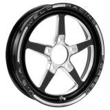 Weld Alumastar 1-Piece 15x3.5 / 5x4.5 BP / 1.75in. BS Black Wheel - Non-Beadlock thumbnail 2