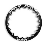Weld Double Beadlock Ring 16in. / 18-Hole Drag Ultra Lite - Black thumbnail 1