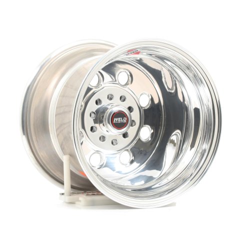 Weld Draglite 15x12 / 5x4.5 & 5x4.75 BP / 3.5in. BS Polished Wheel - Non-Beadlock thumbnail 2