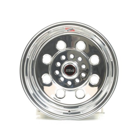 Weld Draglite 15x9 / 5x4.5 & 5x4.75 BP / 4.5in. BS Polished Wheel - Non-Beadlock thumbnail 1