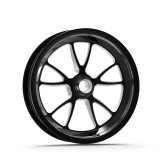 Weld Full Throttle 1-Piece 17x2.25 / Anglia Spindle MT / 1.13in. BS Black Wheel - Non-Beadlock thumbnail 4