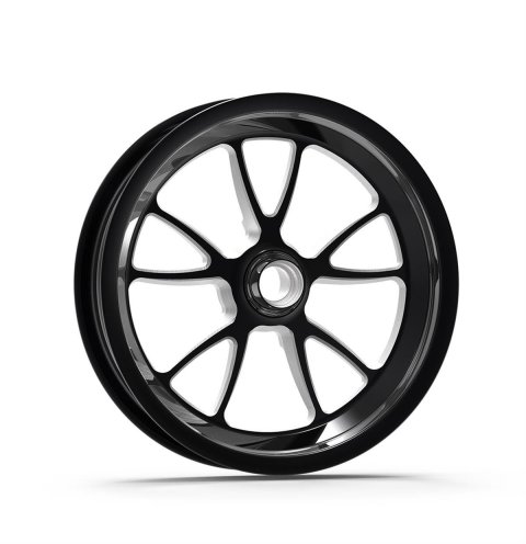 Weld Full Throttle 1-Piece 15x3.5 / Anglia Spindle MT / 1.75in. BS Black Wheel - Non-Beadlock