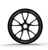 Weld Full Throttle 1-Piece 15x3.5 / 5x4.5 BP / 2.25in. BS Black Wheel - Non-Beadlock thumbnail 1