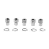 Weld Closed End Lug Nuts w/Centered Washers 1/2in. RH - 5pk. thumbnail 1