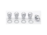 Weld Closed End Lug Nuts w/Centered Washers 1/2in. RH - 5pk. thumbnail 2