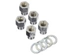 Weld Open End Lug Nuts w/Centered Washers 7/16in. RH - 5pk. thumbnail 2