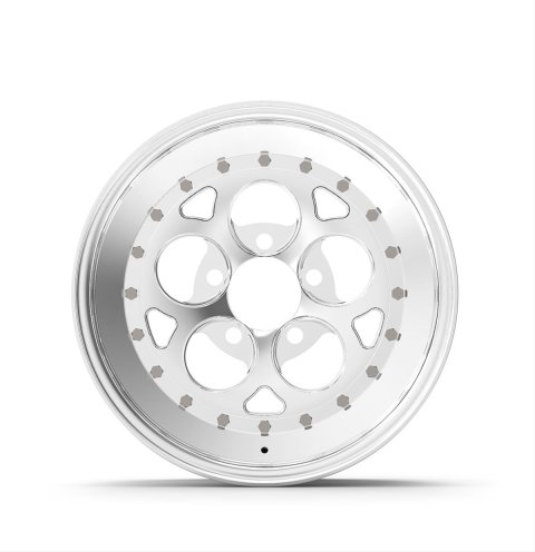 Weld Magnum III 15x10 / 5x4.75 BP / 3.5in. BS Polished Wheel - Non-Beadlock thumbnail 2