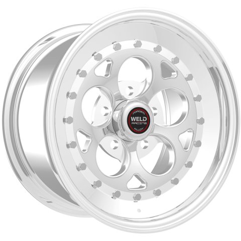 Weld Magnum III 15x10 / 5x4.75 BP / 3.5in. BS Polished Wheel - Non-Beadlock thumbnail 5