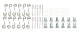Weld Oval Mud Dzus Cover Hardware Kit (12 Dzus Buttons / 12 Washers) thumbnail 2