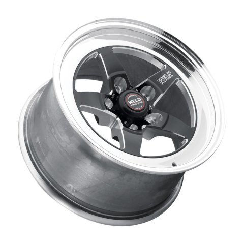 Weld S71 15x10 / 5x120mm BP / 7.5in. BS Black Wheel (Medium Pad) - Non-Beadlock thumbnail 5