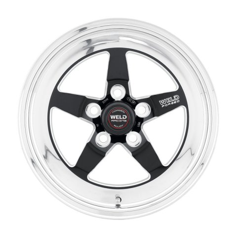Weld S71 15x10 / 5x4.5 BP / 7.5in. BS Black Wheel (Medium Pad) - Non-Beadlock thumbnail 3