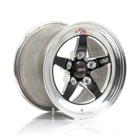 Weld S71 15x10 / 5x4.75 BP / 7.5in. BS Black Wheel (Medium Pad) - Non-Beadlock thumbnail 1