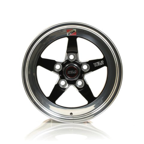 Weld S71 15x10 / 5x4.75 BP / 7.5in. BS Black Wheel (Medium Pad) - Non-Beadlock thumbnail 2