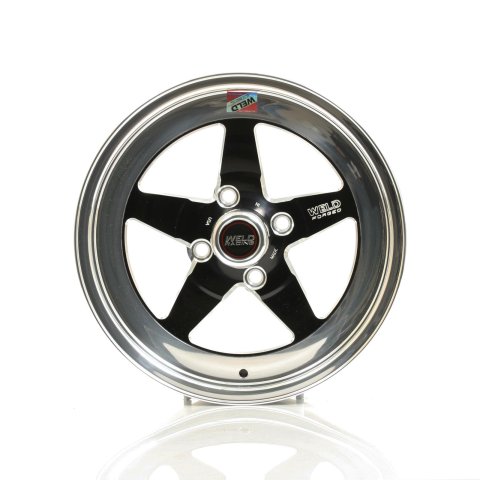 Weld S71 15x4 / 4x108mm BP / 2.5in. BS Black Wheel (Low Pad) - Non-Beadlock