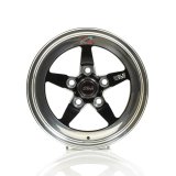 Weld S71 15x4 / 5x4.75 BP / 1.5in. BS Black Wheel (Medium Pad) - Non-Beadlock thumbnail 1