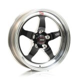 Weld S71 17x4.5 / 5x4.75 BP / 2.2in. BS Black Wheel (Medium Pad) - Non-Beadlock thumbnail 1
