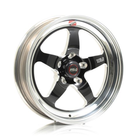 Weld S71 17x4.5 / 5x4.75 BP / 2.2in. BS Black Wheel (Medium Pad) - Non-Beadlock