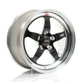 Weld S71 17x8 / 5x4.75 BP / 5.8in. BS Black Wheel (Medium Pad) - Non-Beadlock thumbnail 1