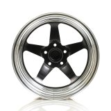 Weld S71 18x11 / 5x4.75 BP / 5.7in. BS Black Wheel (Medium Pad) - Non-Beadlock thumbnail 4