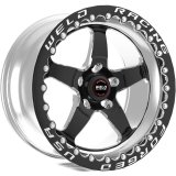 Weld S71 15x9.33 / 5x4.5 BP / 6.5in. BS Black Wheel (Medium Pad) - Black Single Beadlock MT thumbnail 1
