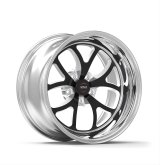 Weld S76 18x5 / 5x4.75 BP / 3.2in. BS Black Wheel (Medium Pad) - Non-Beadlock thumbnail 1
