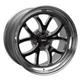Weld S76 18x9 / 5x4.5 BP / 6.1in. BS Black Wheel (High Pad) - Non-Beadlock thumbnail 4