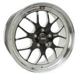 Weld S77 18x5 / 5x4.75 BP / 3.2in. BS Black Wheel (Medium Pad) - Non-Beadlock thumbnail 2