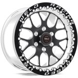 Weld S77 HD 17x10 / 6x5.5 BP / 6.2in. BS Black Wheel (HD Low Pad) - Black Single Beadlock MT thumbnail 2