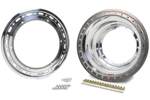 Weld Sprint Outer Rim Half 15x10.2 - Beadlock w/6-Dzus (No Cover)