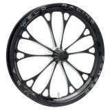 Weld V-Series 1-Piece 17x2.25 / Anglia Spindle MT / 1.13in. BS Black Wheel - Non-Beadlock thumbnail 4