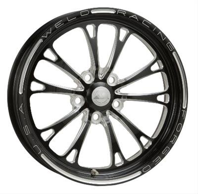 Weld V-Series 1-Piece 17x4.5 / 5x4.75 BP / 2.25in. BS Black Wheel - Non-Beadlock thumbnail 6