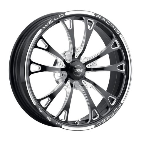 Weld V-Series 1-Piece 17x4.5 / 5x4.75 BP / 2.25in. BS Polished Wheel - Non-Beadlock thumbnail 2