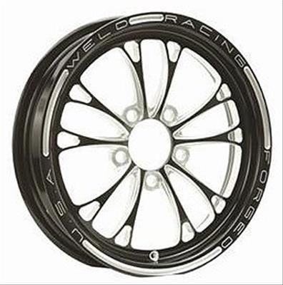 Weld V-Series 1-Piece 15x3.5 / Strange Spindle MT / 1.75in. BS Black Wheel - Non-Beadlock
