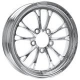 Weld V-Series 1-Piece 15x3.5 / 5x4.5 BP / 2.25in. BS Polished Wheel - Non-Beadlock thumbnail 1
