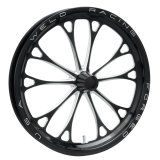 Weld V-Series 1-Piece 17x3.5 / Strange Spindle MT / 1.75in. BS Black Wheel - Non-Beadlock thumbnail 2